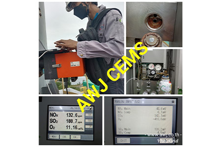 ระบบตรวจสอบ CEMs NOx, SO2 และ O2