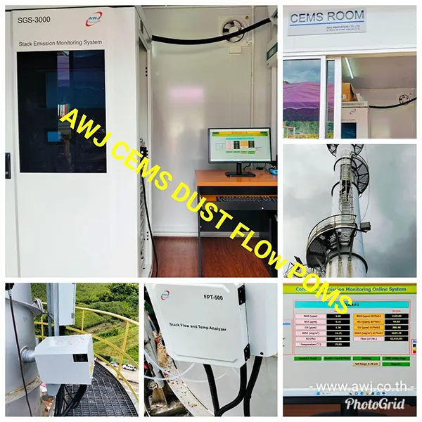 ระบบ CEMS และ Stack Flow Meter ในโรงงาน